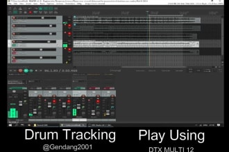 be your session drummer, using electric drum