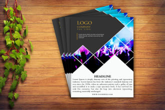 design leaflet, flyer, bifold and trifold brochure, posters