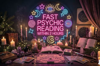 do a tarot  reading and psychic reading within 1 hour