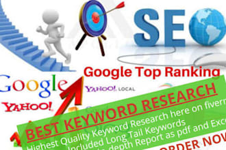 do the SEO keyword research for your website