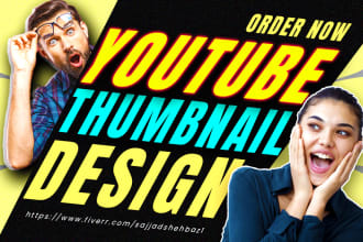 design professional youtube thumbnails