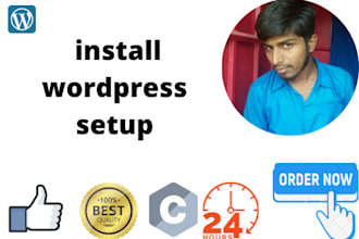 install wordpress setup on c panel