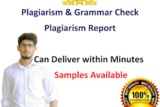 be your plagiarism and grammer checker along with plagiarism report in minutes