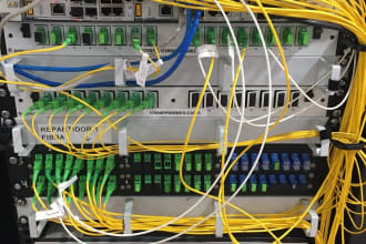 configure setup or handle networking switches router and gpon olt