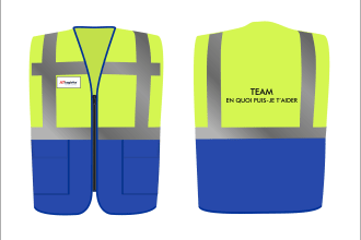create a gilet or vest mockup for your required design