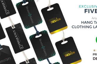 design awesome tags, labels for your products