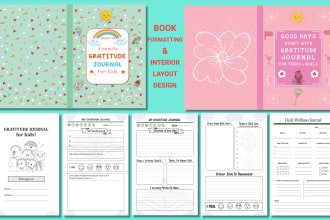 create a low content book cover and interior for amazon KDP