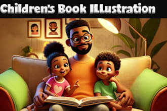 draw children book illustration and children book illustrator