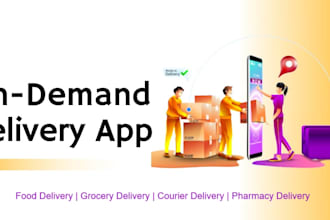 build on demand delivery apps for food, pharmacy, grocery, courier and parcel
