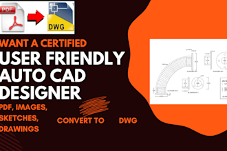 draw autocad 2d, 3d mechanical product and technical drawing