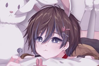 drawing cute original character or fanart for you