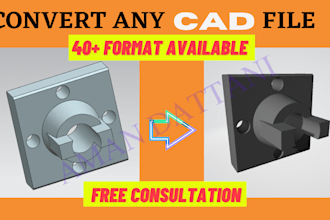 do conversion of more than 40 cad file to required format
