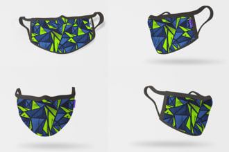 pattern mask design, fashion mask, mask design