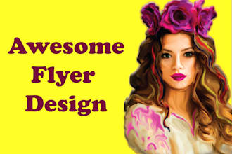 design a modern amazing flyer
