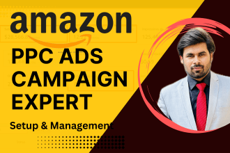 setup, manage and optimize amazon ppc ads campaign with sponsored advertising