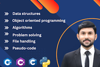 do any cpp, c sharp, python and c programs and projects