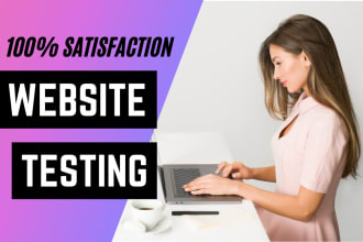 test review website or software UI,UX usability and report bugs