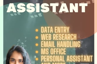 be your perfect and reliable virtual assistant for low cost