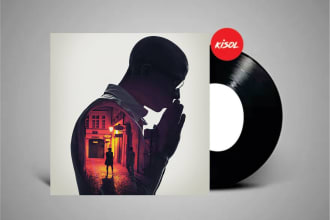 design album cover art or music artwork