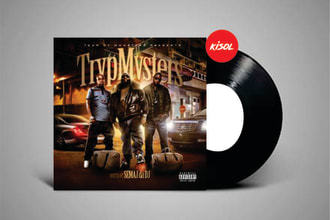 design mixtape, single cover or cd album cover