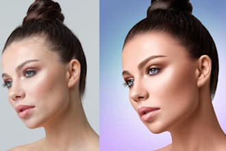do high end beauty and fashion photo retouching