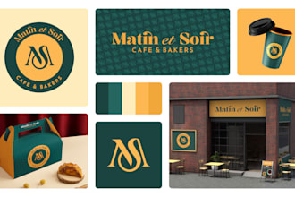 create a unique logo and complete brand style guide