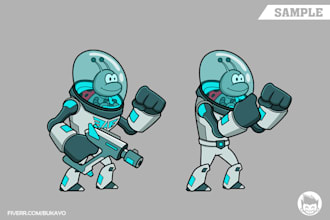 design top quality game art and character