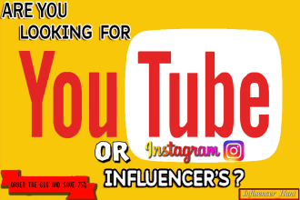 create an effective list of youtube influencers for influencer marketing