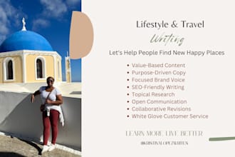 expert lifestyle, food, beauty, and travel content