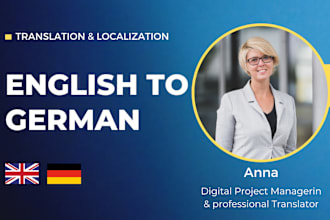 translate english to german professional and vice versa