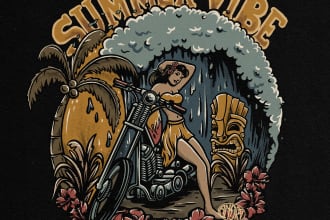 do custom designs for brand or merchandise or poster