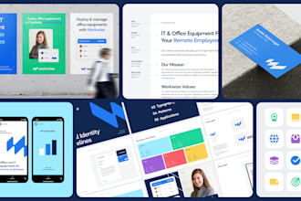 design custom logo with professional brand identity guidelines