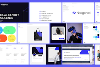 design logo with brand guidelines for your company