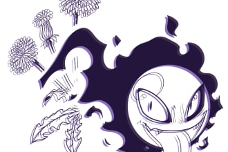 make a 3d effect pokemon design for you
