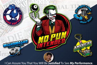 do  your creative logo,business mascot within 24hrs