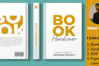 design book cover, kindle cover, paperback cover, KDP