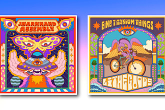 create detailed art of psychedelic trippy illustration