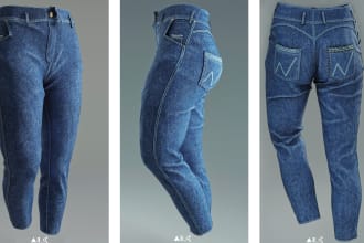 do 3d garment or cloth for fashion online shopping and game