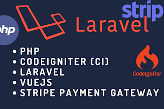 fix and develop laravel, php task