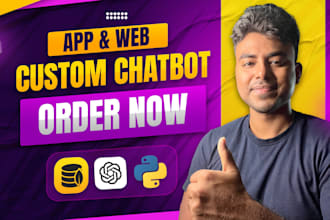 develop ai chatgpt mobile app or website ai saas app ai chatbot