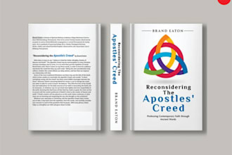 do professional book cover design or kindle cover design