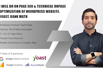 do websites onpage SEO and technical optimization