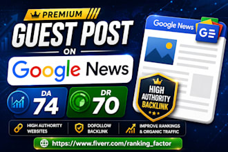 write and publish guest post high da 74 with dofollow backlinks boost ranking