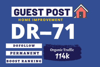 do home improvement guest post high DR 71 with dofollow backlinks