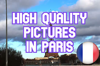 take high quality pictures of any places in paris
