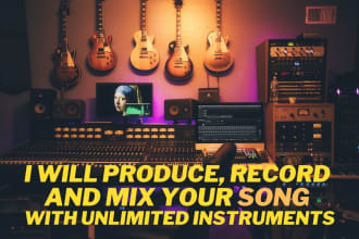 be your music producer with unlimited instruments