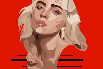 draw your awesome cartoon portrait using procreate