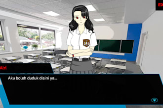 create your visual novel game character