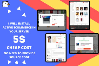 install active ecommerce cms no need to buy source code