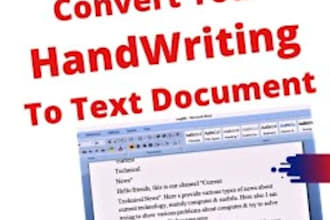 type your handwritten notes or write your pdf notes